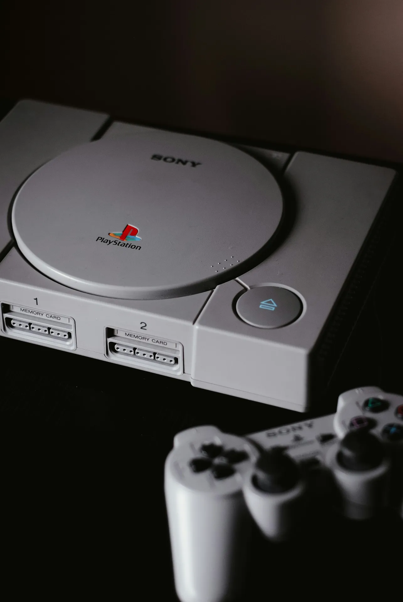 Console PlayStation grise